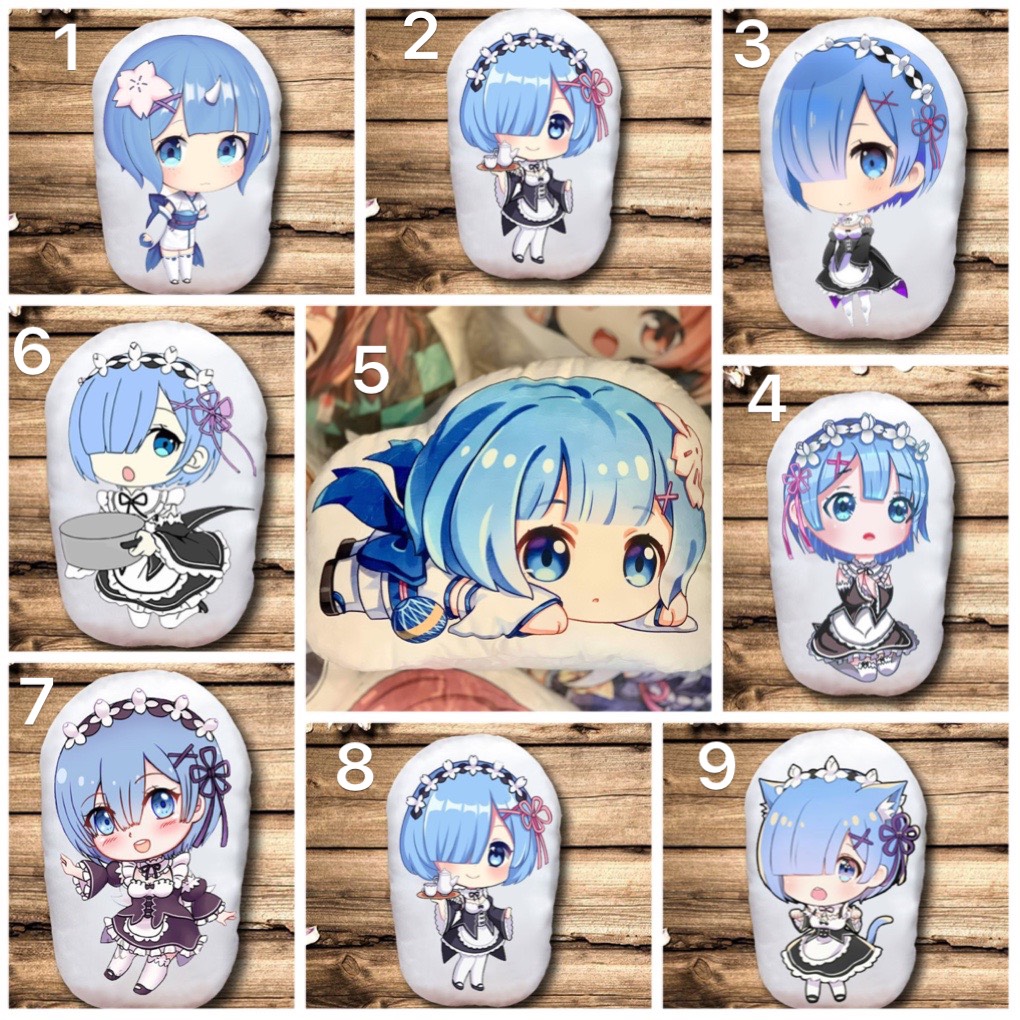 Gấu bông Rem-Re:Zero in 2 mặt