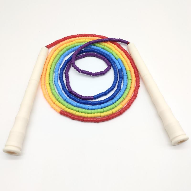 3M Rainbow Đính Hạt Bỏ Qua Dây Trắng Tay Cầm 21Cm Chiều Dài Tự Do Hạt Bỏ Qua Dây Nhảy