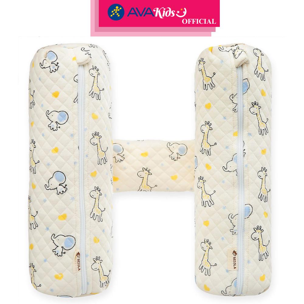 Gối chặn Bessla 35x24x12 cm - Hình thú (0 - 6 tháng) - Hàng Chính Hãng