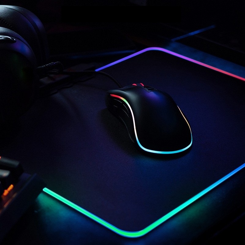 Lót chuột Mouse pad Led RGB nhiều kích thước cho máy tính