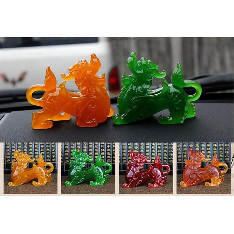 Tỳ hưu để taplo, trang trí bàn làm việc hút tài lộc