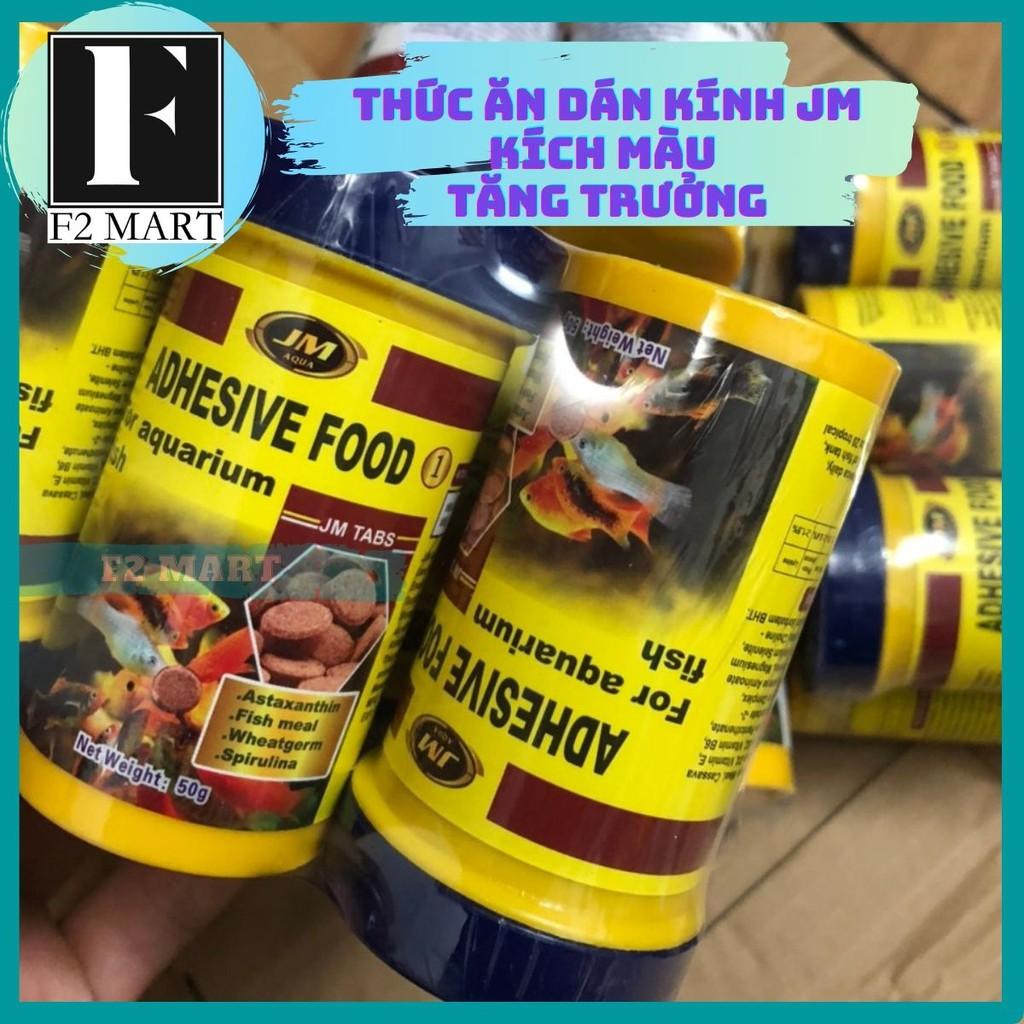 Thức ăn dán kính Adhesive Food của JM Aqua cho cá cảnh thủy sinh hộp 50gr