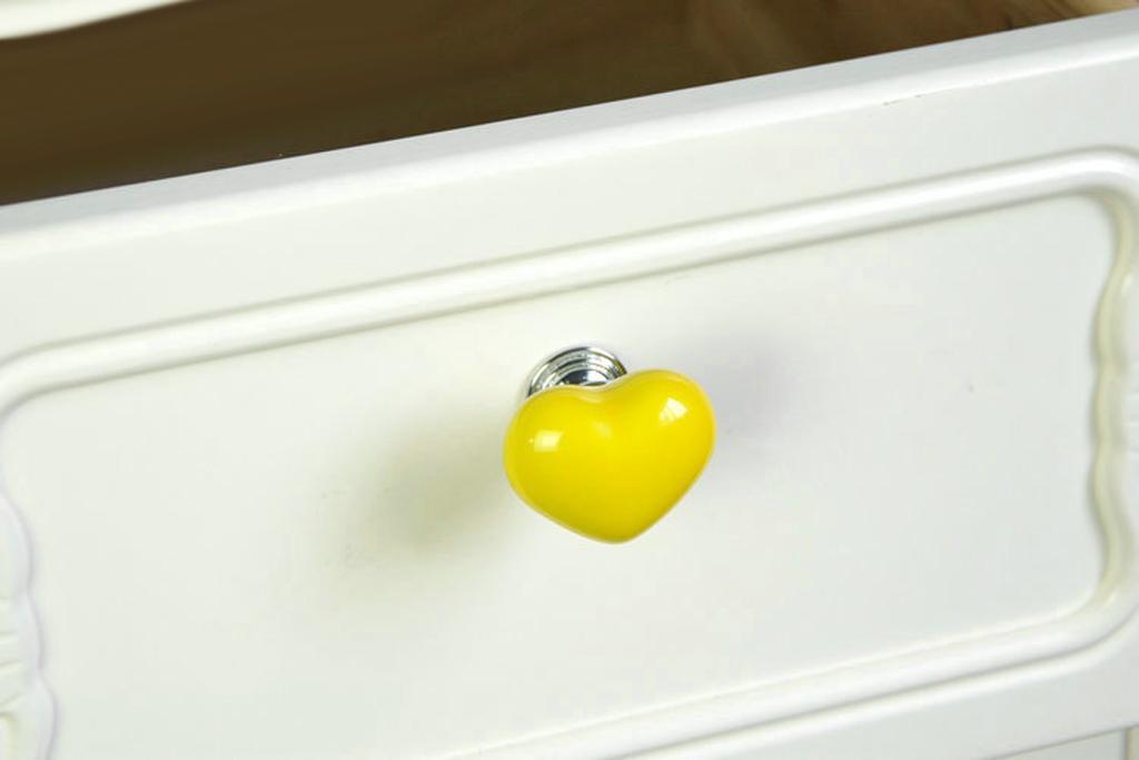 Ceramic Door Drawer Bin Handle Pull Knob Hardware