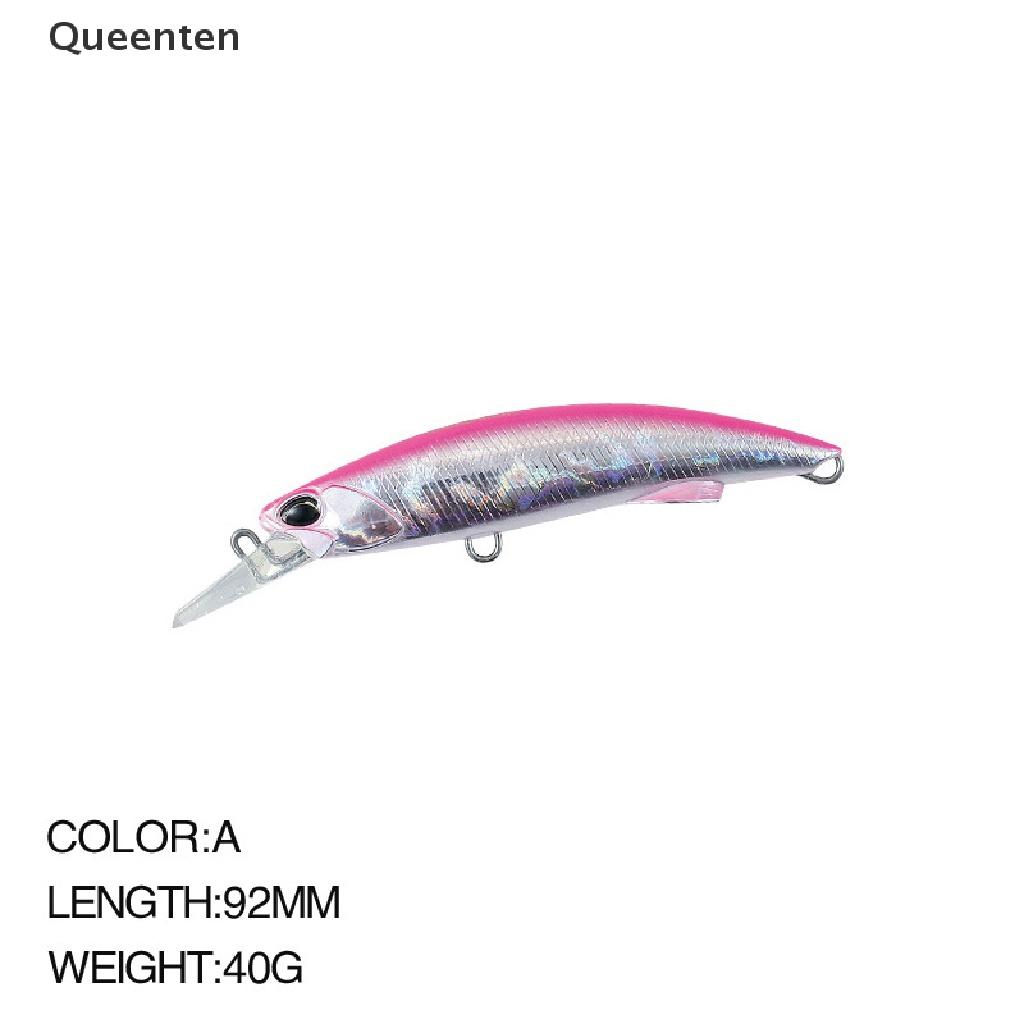 Queenten Minnow 90mm 40g fishing lures swimbait crankbait Sink bass deep diving lure bait QT