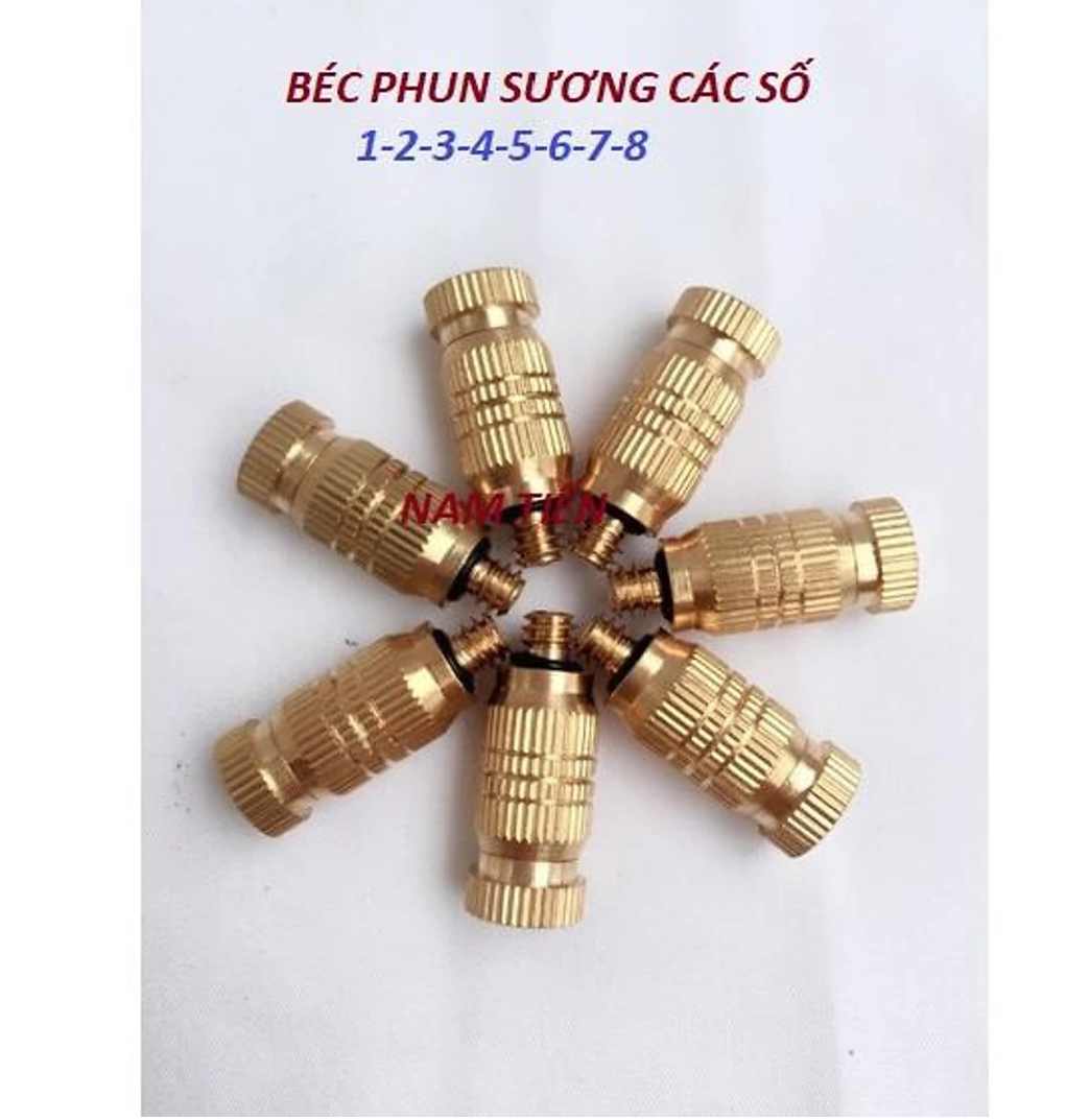 Béc phun sương 1-2-3-4-5-6-7-8 tưới rau, tưới lan, tưới hoa, làm mát nhà