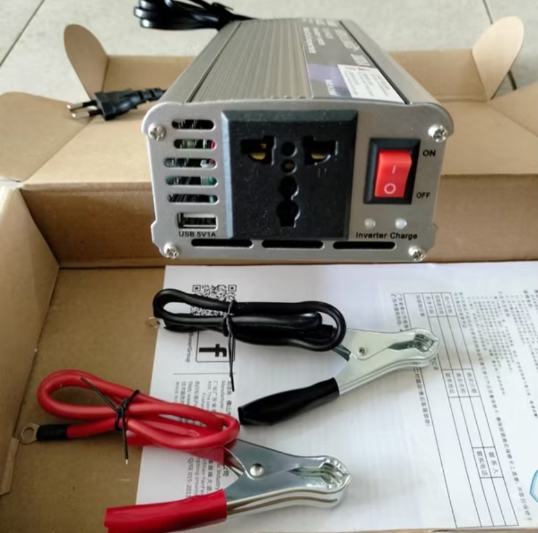 BỘ KÍCH ĐIỆN TỪ 12V LÊN 220V CÔNG XUẤT CHUẨN 1000W KIÊM SẠC BÌNH ẮC QUY LUÔN