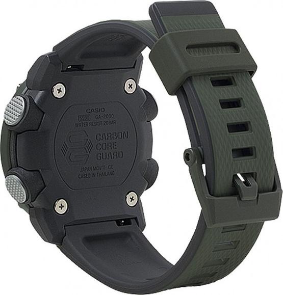 Đồng hồ nam Casio dây nhựa G-SHOCK GA-2000-3A