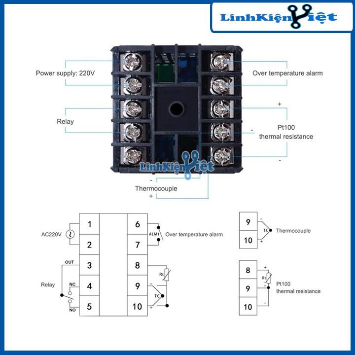 Bộ Điều Khiển Nhiệt Độ Thông Minh PID REX-C100