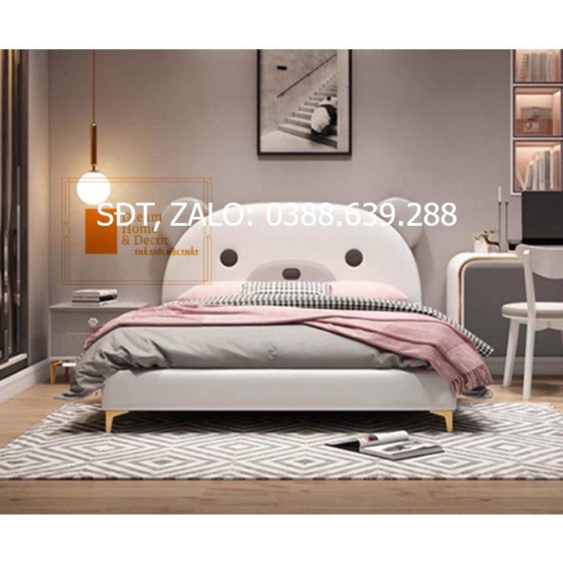 Giường SOFA BỌC ĐỆM HÌNH GẤU ĐÁNG YÊU CHO CÁC BÉ XINH