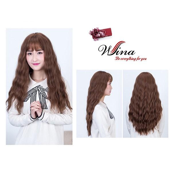 Tóc Giả Bấm Xù Mái Thưa