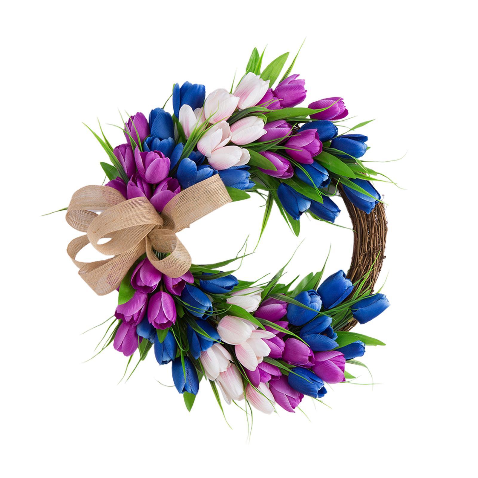 Artificial Wreath Hanging Front Garland Decor