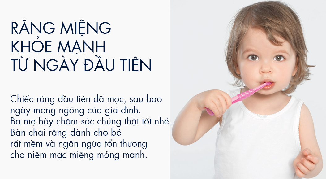 Bàn chải răng siêu mềm cho trẻ em 0-4 tuổi CURAPROX Curakid Ultra Soft