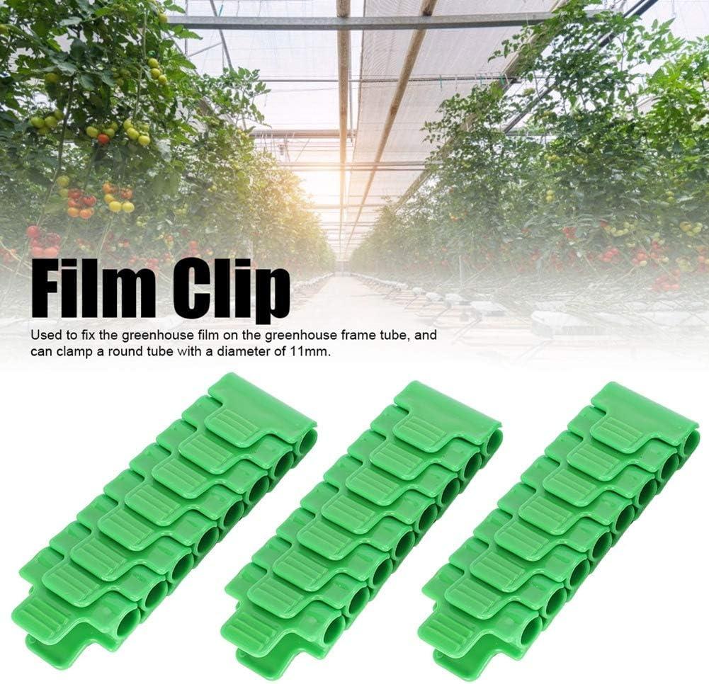 Kẹp Phim Nhà Kính, 24 Chiếc Kẹp Phim Nhà Kính Bằng Nhựa Đường Lưới Che Đường Hầm Hoop Clip Công Cụ Làm Vườn Nhà Kính Phụ Kiện Nhà Kính Cho Ống Đường Kính 11mm