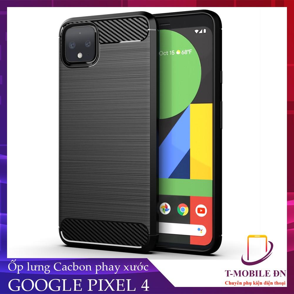 Ốp lưng cho Google Pixel 4 4a 4 XL dẻo Cacbon phay xước chống sốc chống vân tay