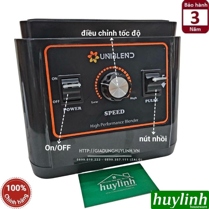 Máy xay sinh tố công nghiệp Uniblend UB-712 - Bao gồm hộp chống ồn - Hàng chính hãng