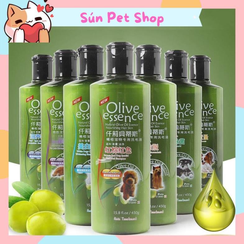 Sữa tắm Olive cho chó mèo 450ml