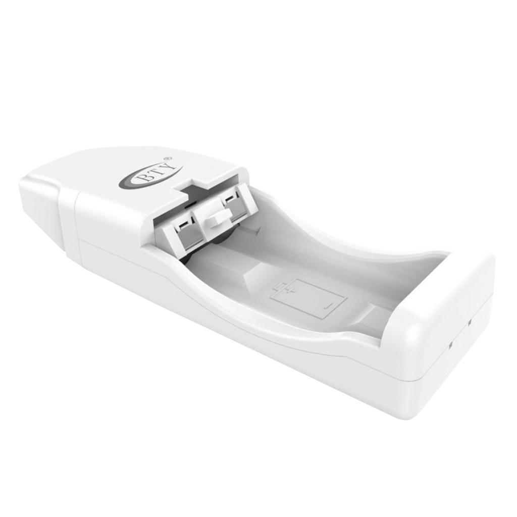 Premium 2 Slot USB Battery Charger For AA AAA Rechargeable NIMH NiCd Battery Grey