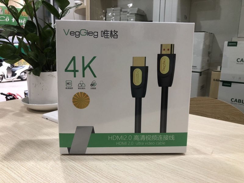 Cáp HDMI Vegieg 2.0 4K 60HZ 10M,15M, 20M hàng chính hãng