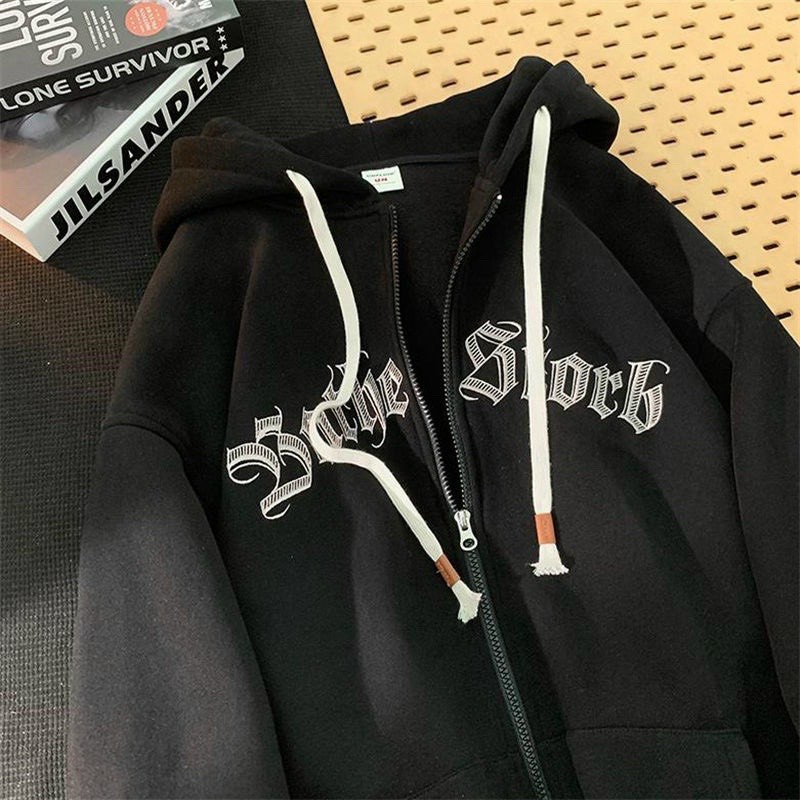 Áo Hoodie Áo Khoác Nỉ Hoodie Zip Hàng Quảng Châu Siêu Đẹp , Áo Khoác Nam Tay Dài Có Nón Thời Trang Hàn Quốc, Áo khoác hoodie zip nỉ thêu chữ TOMEIUHI