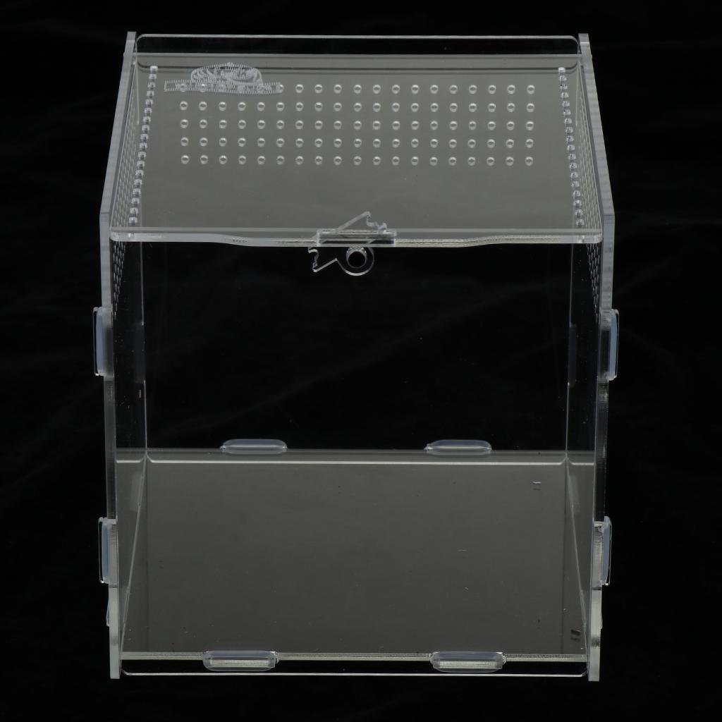 Reptiles Amphibians Habitat Terrarium Vivarium Tank Breeding Box Bark