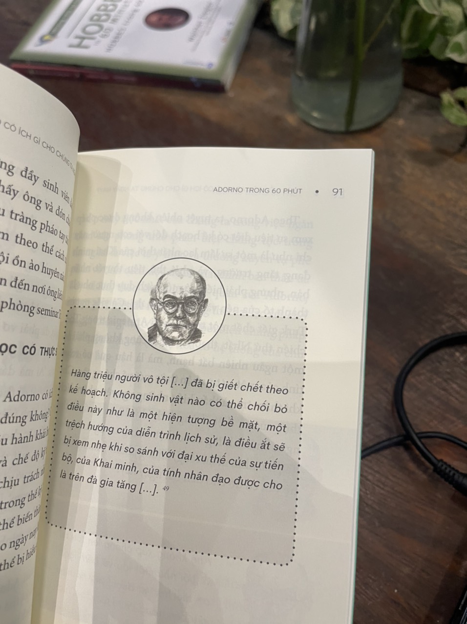 NHỮNG NHÀ TƯ TƯỞNG LỚN: ADORNO Trong 60 Phút – Walther Ziegler – Văn Lang – NXB Hồng Đức (Bìa mềm)
