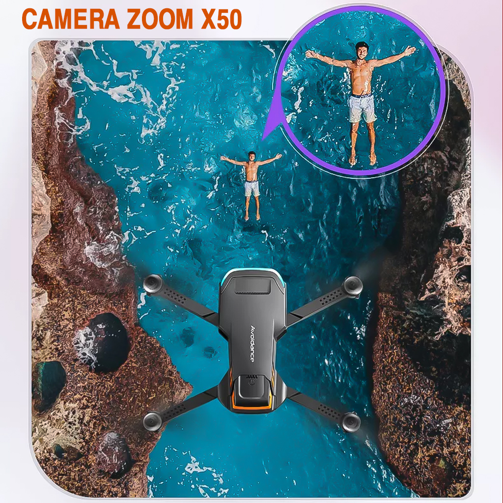 Máy Bay Điều Khiển Từ Xa Vinetteam Flycam K101 Max Camera Kép Quadcopter UAV Với Bản Nâng Cấp 720P/1080P/4K HD FPV GPS WiFi Cảm Biến Chướng Ngại Vật Chất Hơn F11 Pro 4k, Mavic 2 Pro, l900 Pro - Hàng Chính Hãng