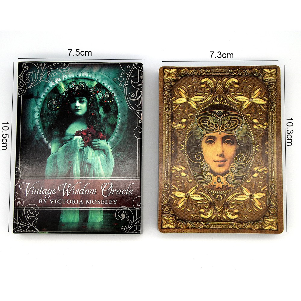 Bài Oracle Vintage Wisdom 52 Lá Bài Đá Thanh Tẩy