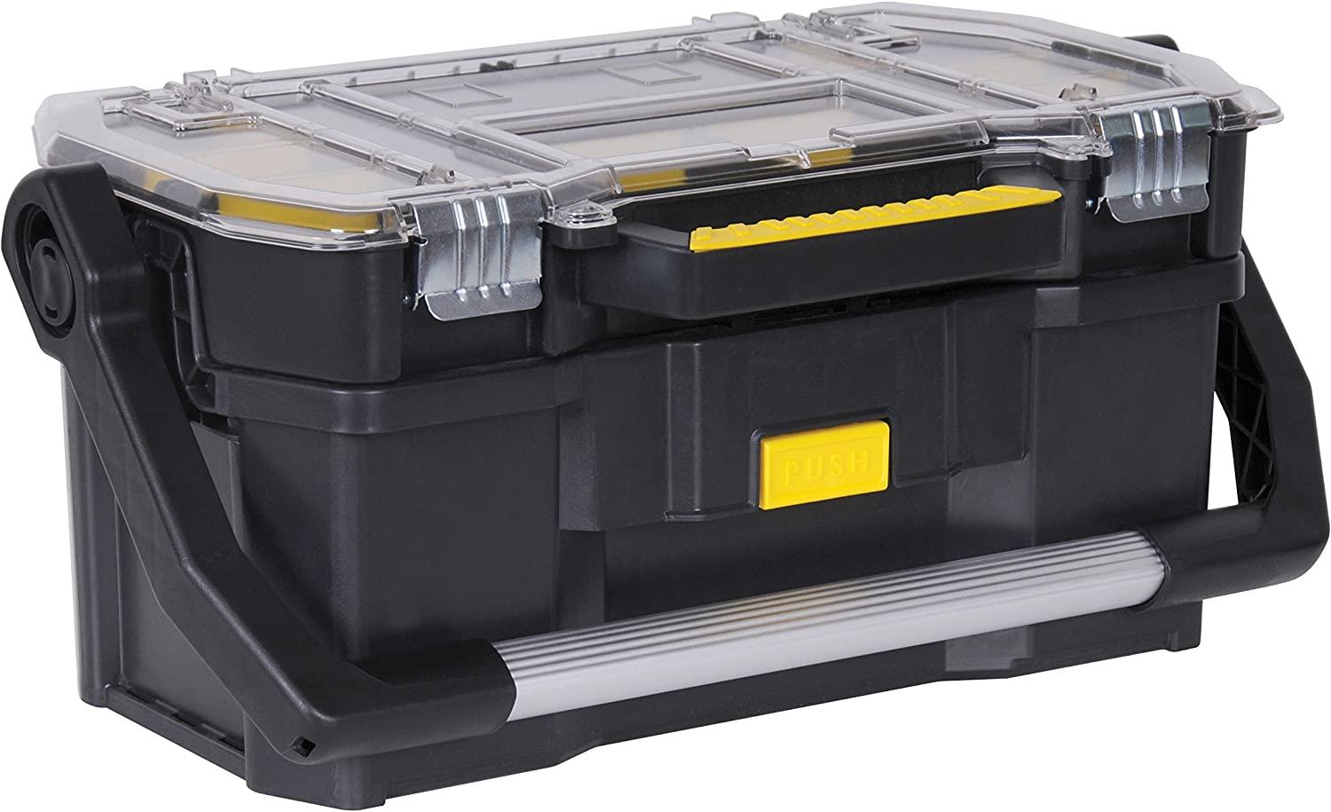THÙNG ĐỒ NGHỀ CÓ KHAY ĐỰNG PHỤ KIỆN СМ STANLEY STST1-70317 - HÀNG CHÍNH HÃNG
