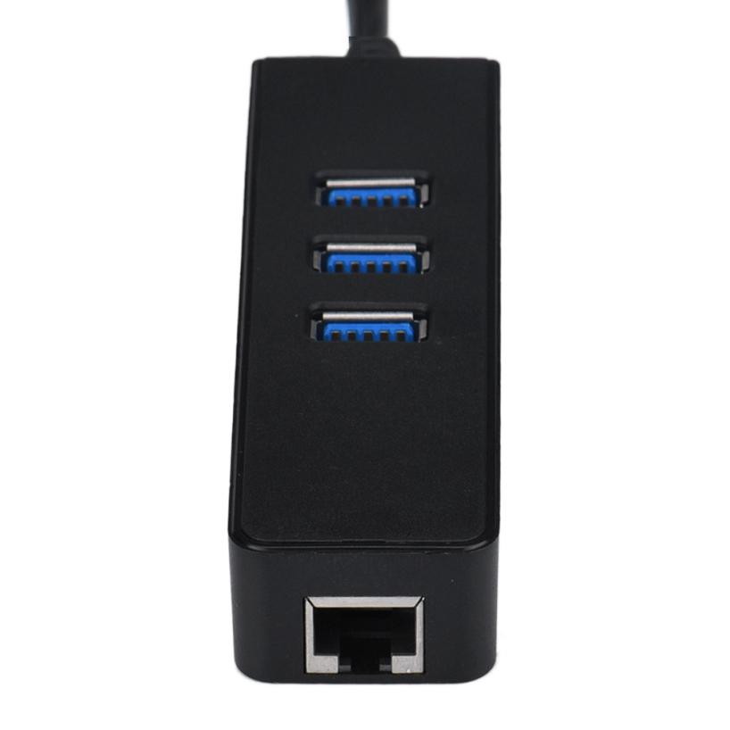 Hub USB Type C ra 1 cổng Lan + 3 cổng Usb 3.0 Cao Cấp AZONE