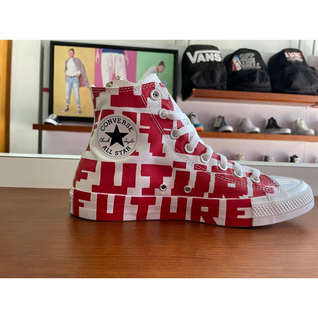 Giày Sneaker Unisex cổ cao đỏ trắng Converse Chuck Taylor All Star Create Future - 168554V