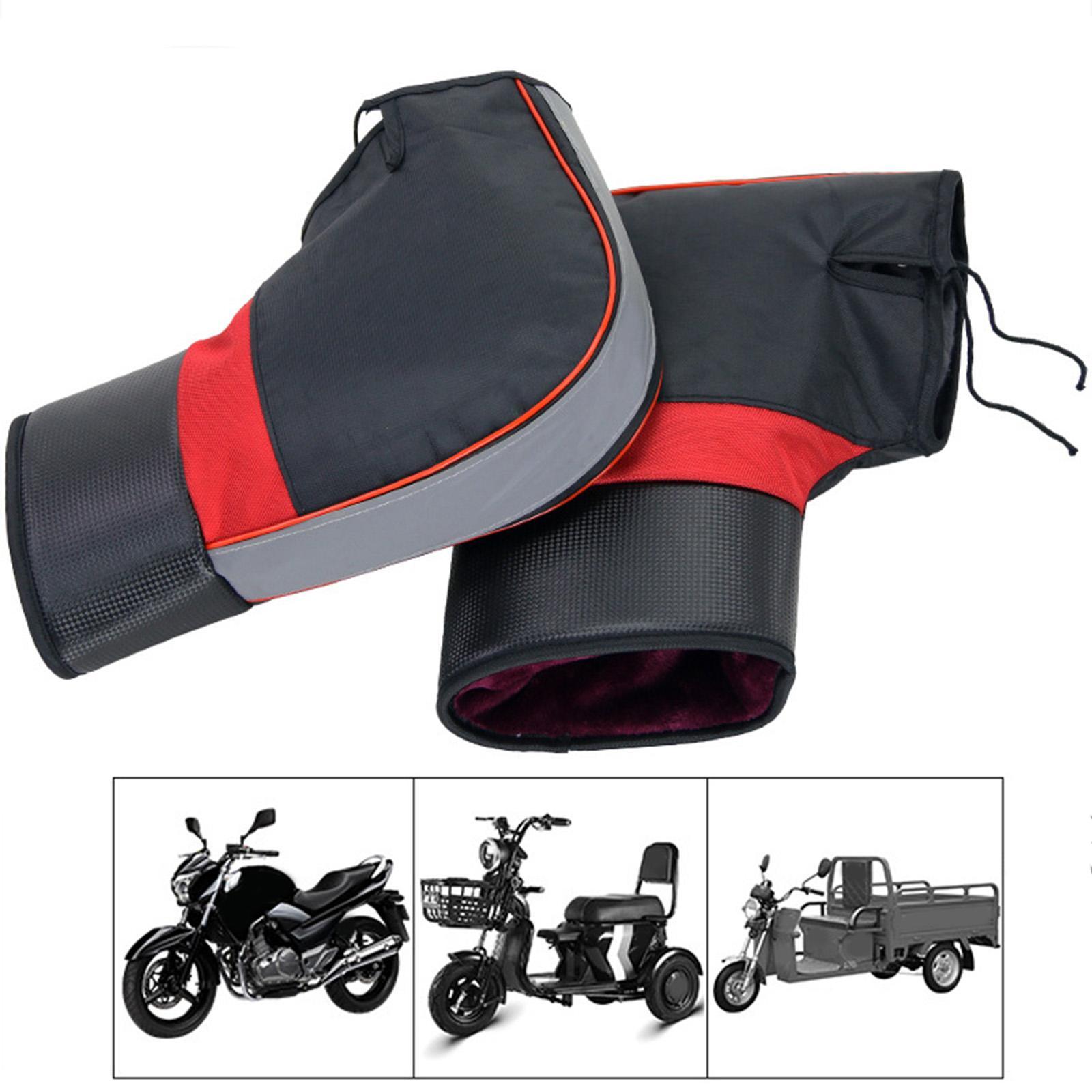 Motorcycle Handlebar Muffs, Keep Hands Warm Hands Protector Mittens Covers for Snowmobile