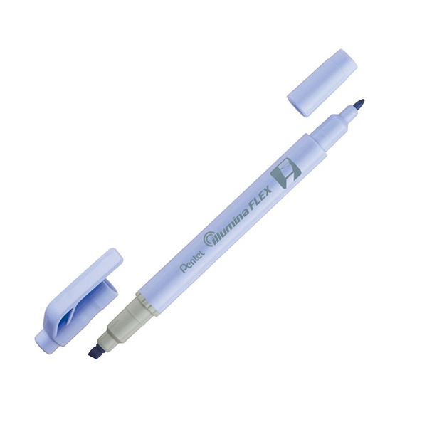 Bút Dạ Quang 2 Đầu Pastel Pentel-SLW11P-C - Pastel Blue - Xanh Blue