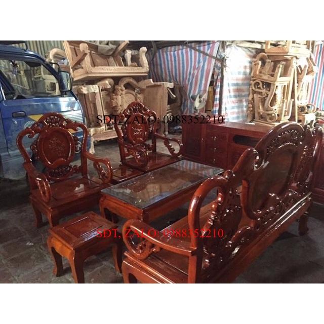 ️ ComBo bộ ghế guột nhãn cộng kệ tivi gỗ soan đào