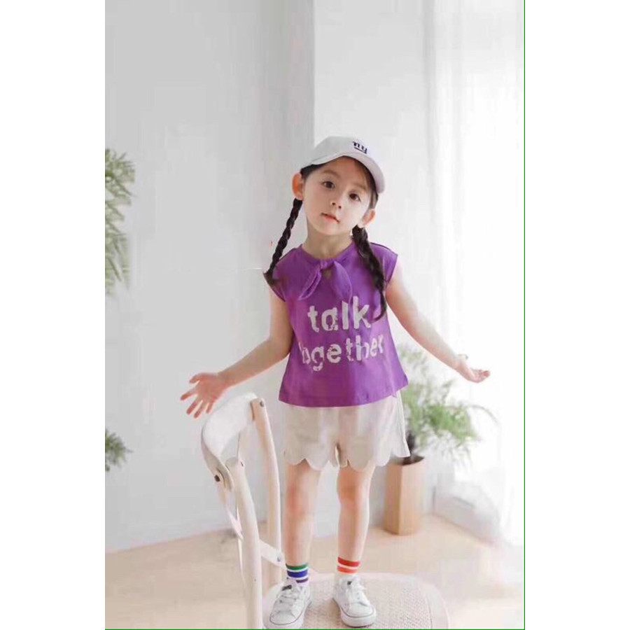 Hình ảnh Set áo + quần kate Quảng Châu cho bé gái 02790-02791(2)