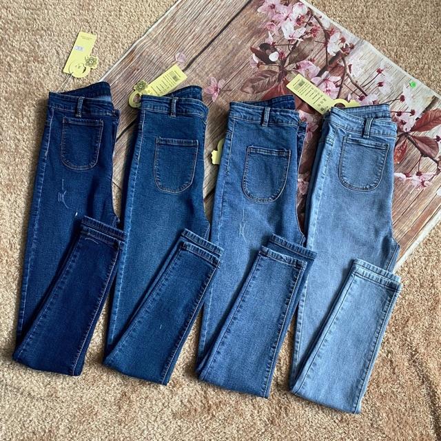 Quần skinny jeans túi kiểu