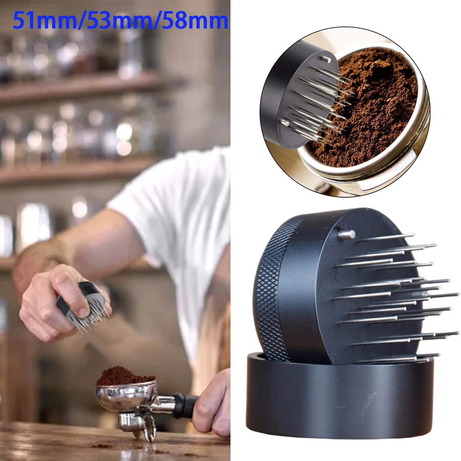 3x Professional Coffee Needle Tamper, Coffee Distributor Coffee Powder Distributor for Bar