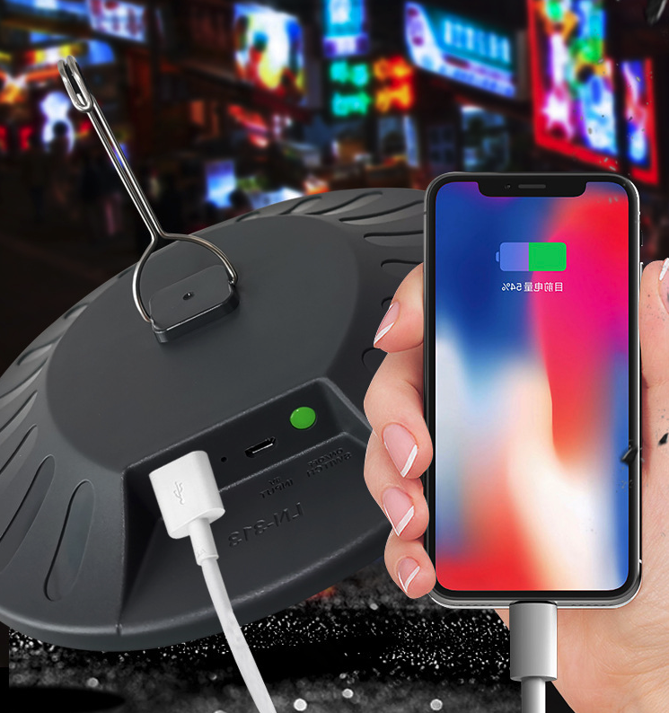 Đèn led treo ngoài trời tích điện, đèn led họp chợ, du lịch