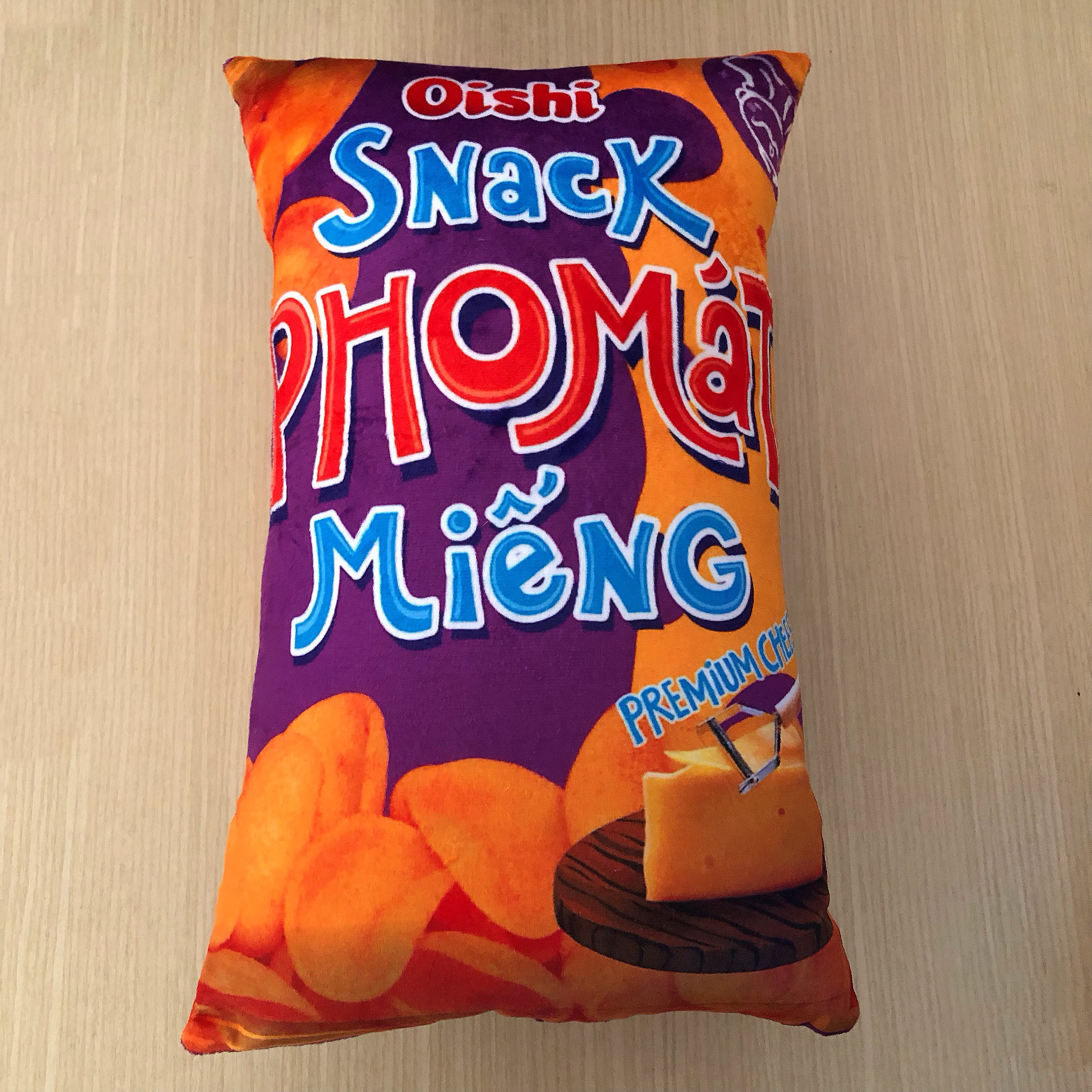 Gối đi xe máy an toàn bánh Snack cho bé