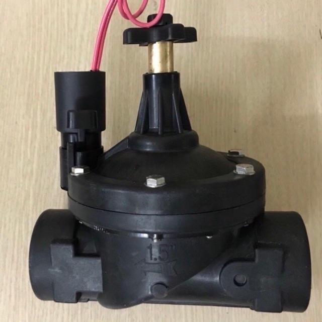 Van điện từ nhựa phi 48mm 220V/24V ngoài trời cho hệ thống tưới tự động