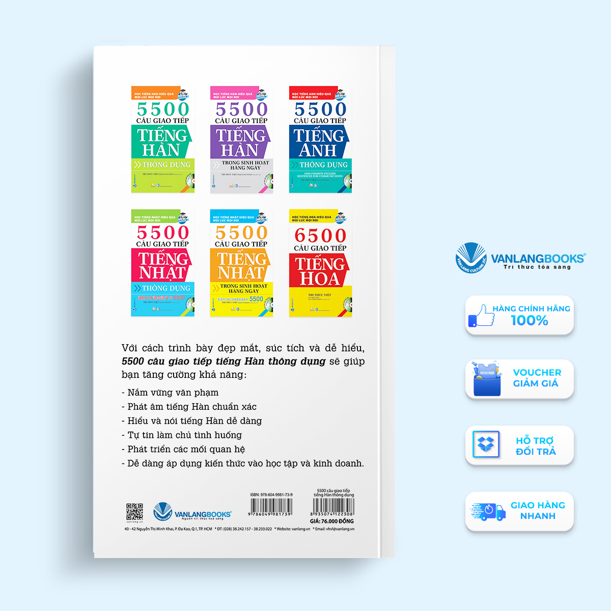 5500 Câu Giao Tiếp Tiếng Hàn Thông Dụng