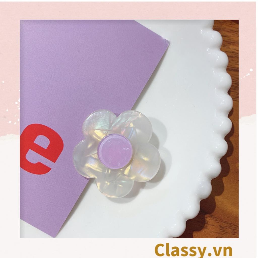 Kẹp tóc Classy mái kích thước 3.8cm, bông hoa nhỏ phụ kiện tóc dễ thương PK1586