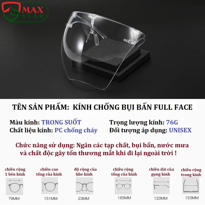 Kính bảo hộ chống giọt bắn phòng dịch Chống bụi khói Bảo vệ mắt khi lái xe Bảo hộ xe máy chống sương mù Kính face shield