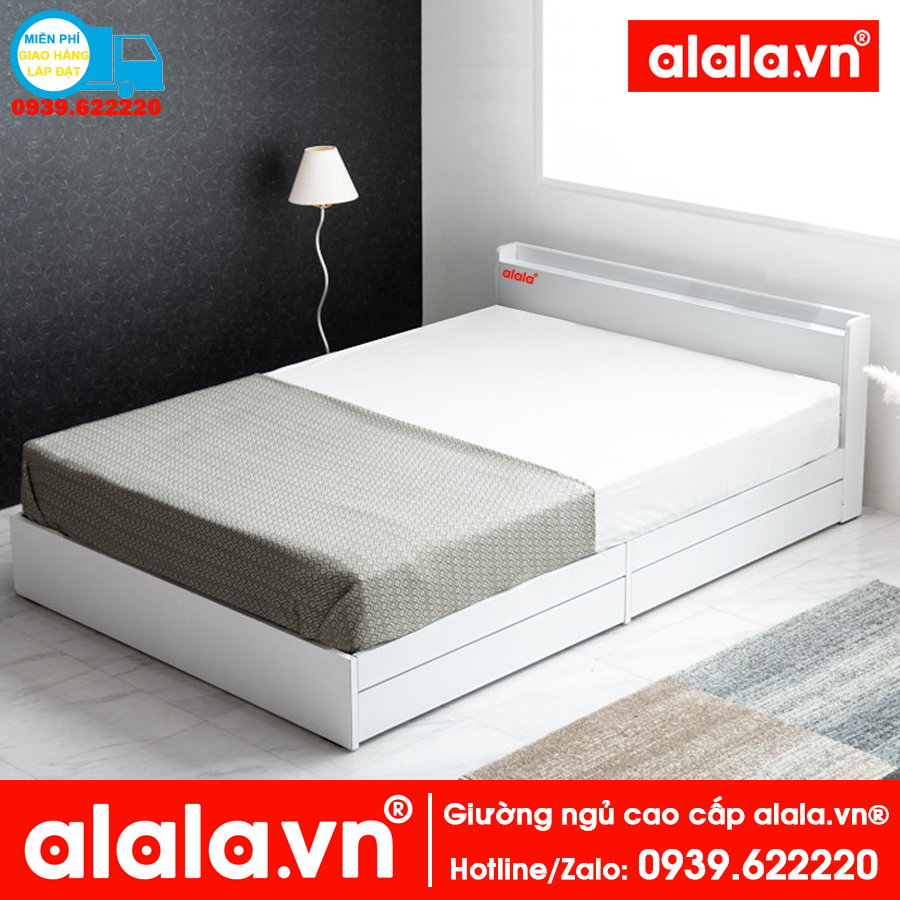 Giường ngủ 1m8 x 2m ALALA cao cấp - Thương hiệu alala.vn - ALALA28