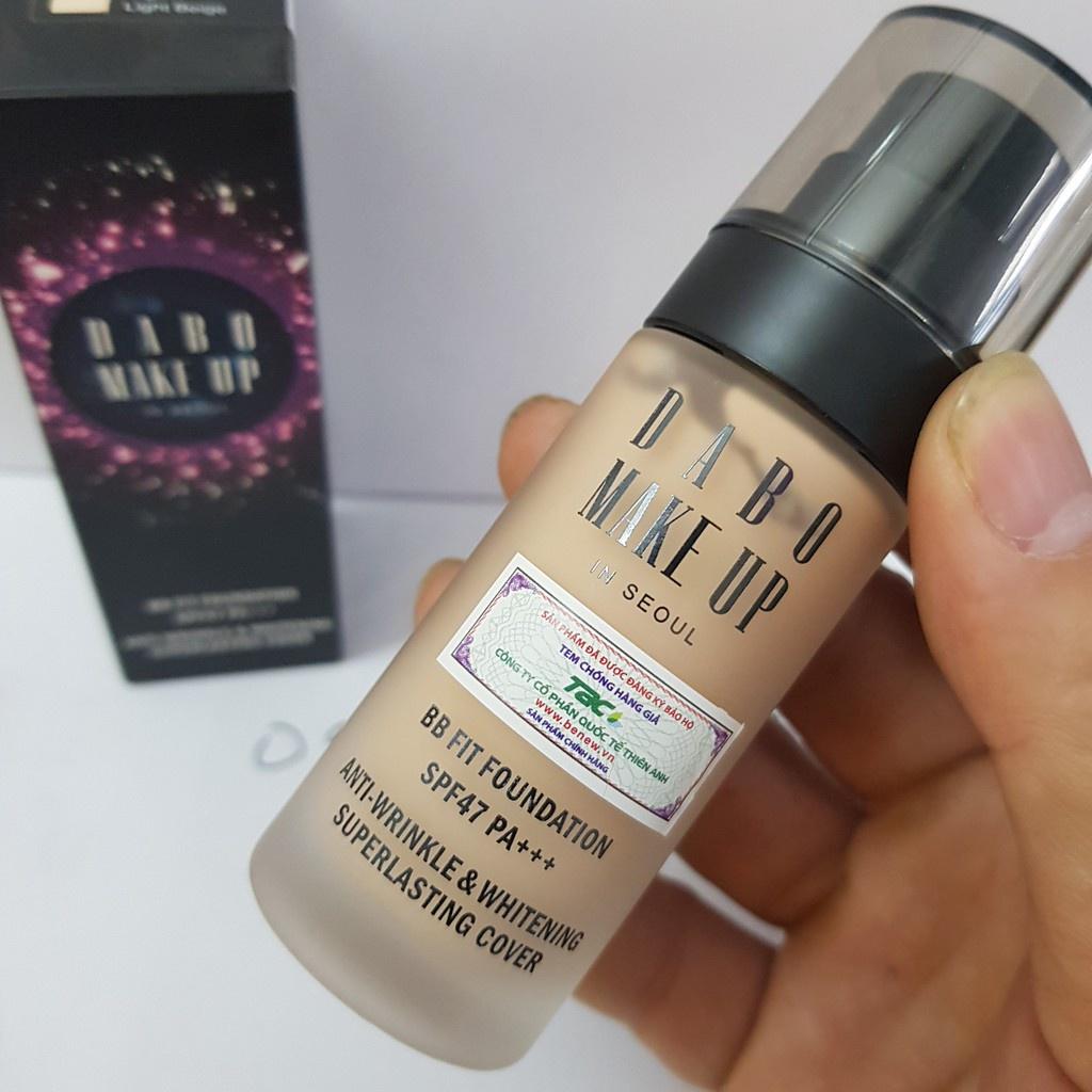 Kem nền trang điểm mềm mịn, chống nắng kiềm dầu DABO Make-up BB Fit Foundation SPF47 PA+++ #13 tone sáng