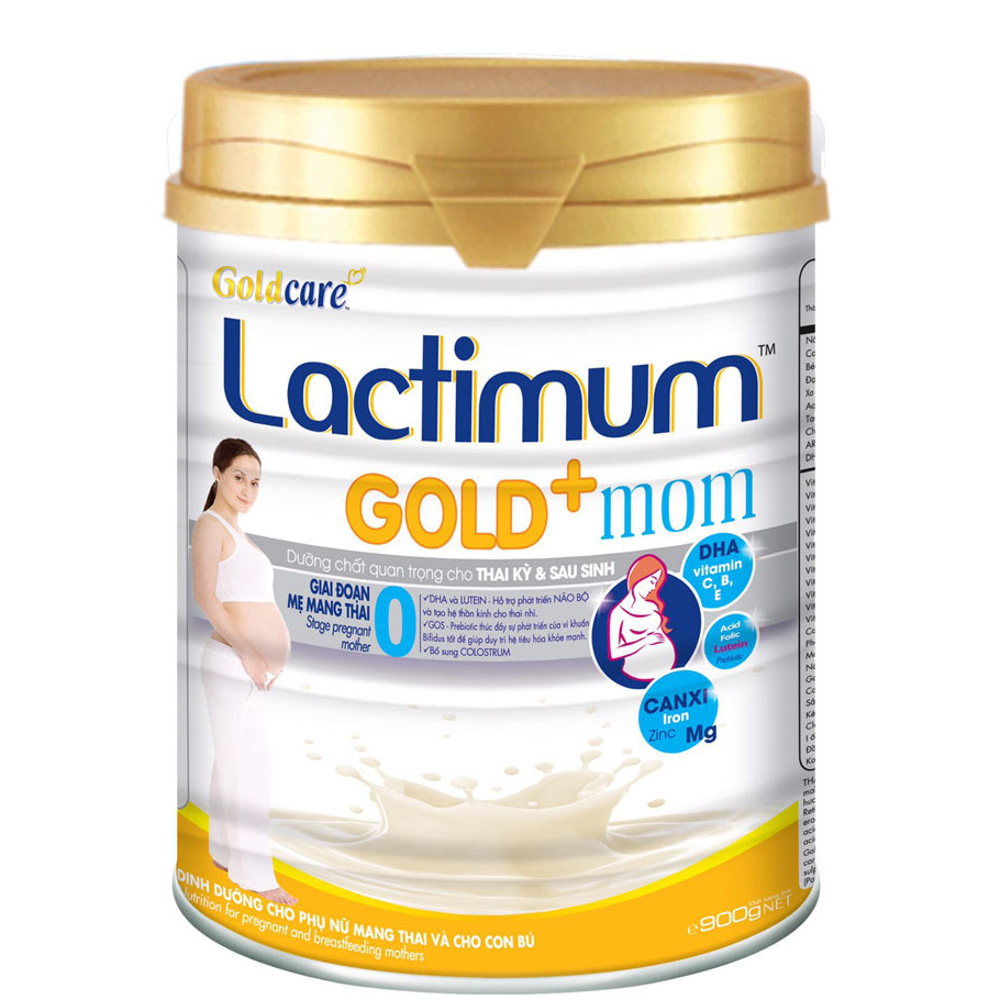 Sữa bột dành cho mẹ bầu Lactimum GOLD+ MOM  dinh dưỡng dành cho phụ nữ mang thai và cho con bú