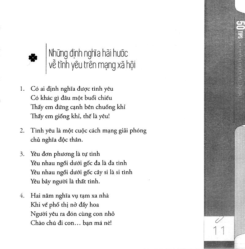 50 Tips Cho Những Người Yêu Lần Đầu