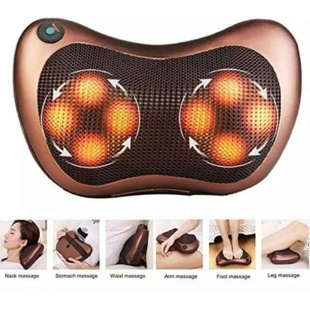 Gối massage hồng ngoại 8 bi KORMER Nhật Bản (Made in Japan)-BBVL