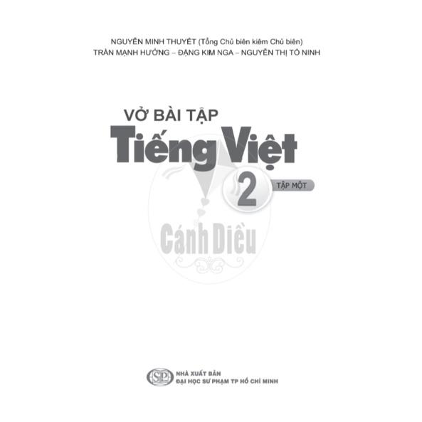 Vở Bài Tập Tiếng Việt lớp 2 tập 1 - Cánh Diều