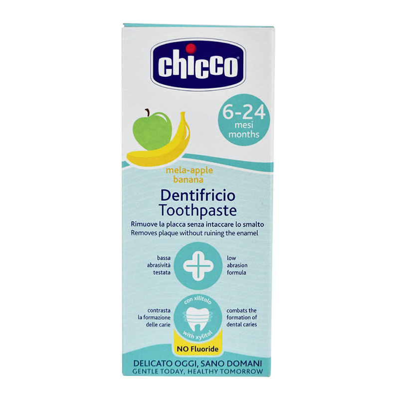 Kem đánh răng hương Chuối - Táo Chicco 6M+_50ml