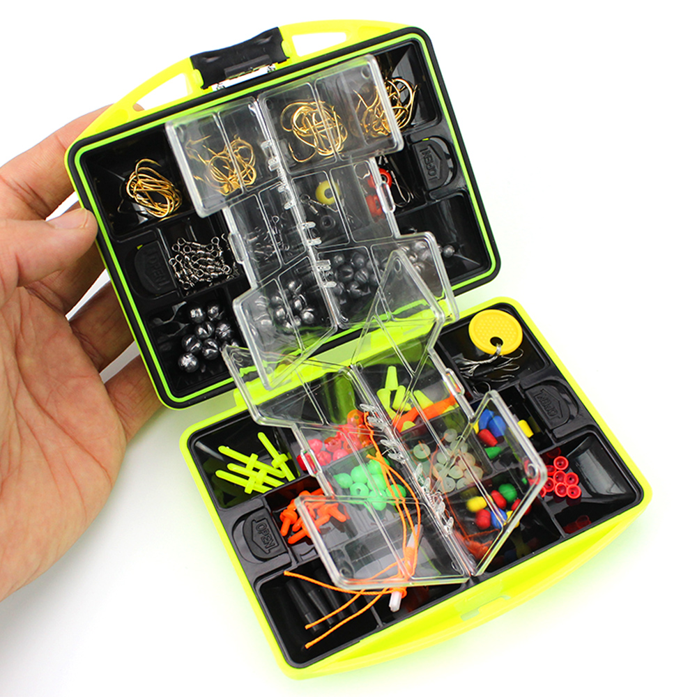Bộ Dụng Cụ Câu Cá Gồm Mồi, Móc Câu, Phao Và Con Chì